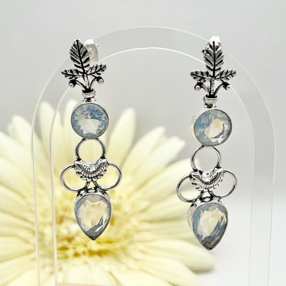 OWYHEE OPAL EARRINGS - Picture 10 of 12